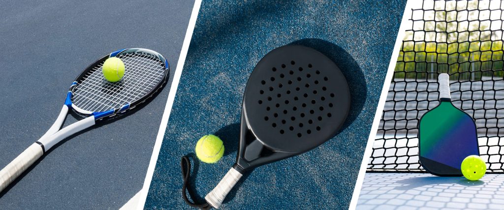tennis, paddel, pickleball